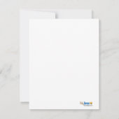 Turtle Bay Trendy Dot Flat Danke Karte (Rückseite)