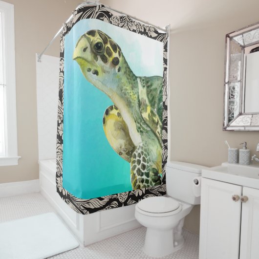 Turtle Beach Duschvorhang (Beispiel)