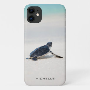 Turtle Beach Journey Personalisierter Name Natur Case-Mate iPhone Hülle