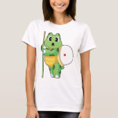 Turtle Billiard Queue T-Shirt (Vorderseite)