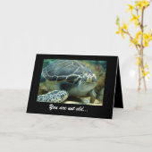 Turtle Birthday Card Karte (Gelbe Blume)