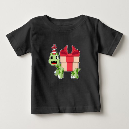 Turtle Birthday Party Baby T-shirt (Vorderseite)
