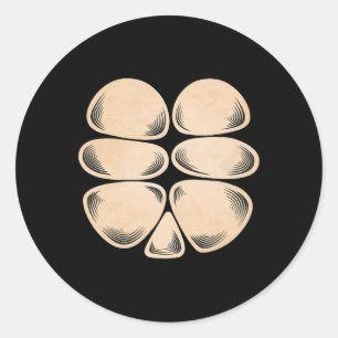 Turtle Bly Kostüm Niedlich Tortoise Animal Costume Runder Aufkleber