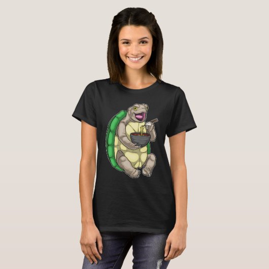 Turtle Bowl Ramen T-Shirt (Vorne ganz)