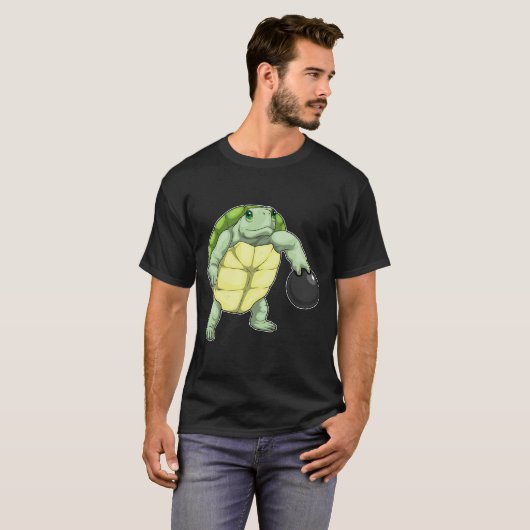 Turtle Bowling Bowling T-Shirt (Vorne ganz)