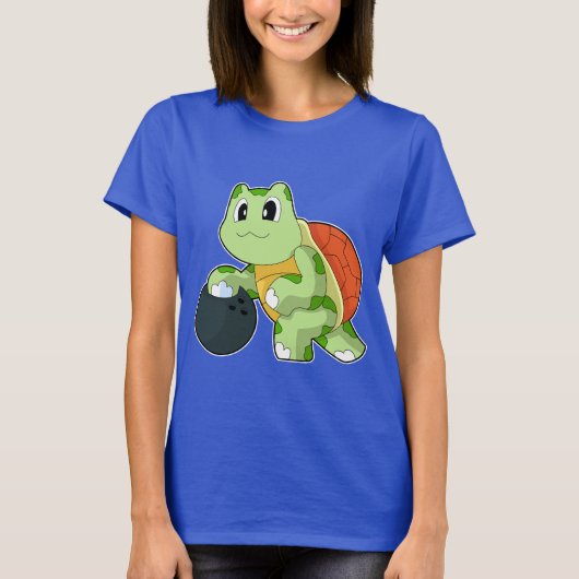 Turtle Bowling Bowling T-Shirt (Vorderseite)