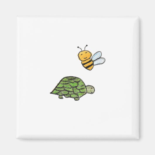 Turtle Bumblebee Magnet (Vorne)
