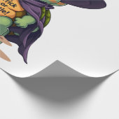 Turtle Bunte Schildkröte Outfit Männer Schildkröte Geschenkpapier (Ecke)
