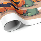 Turtle Bunte Schildkröte Outfit Männer Schildkröte Geschenkpapier (Rolleneckpunkt)
