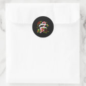 Turtle Candy Sweet Christmas Runder Aufkleber (Tasche)