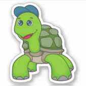 Turtle Cap Aufkleber (Vorderseite)