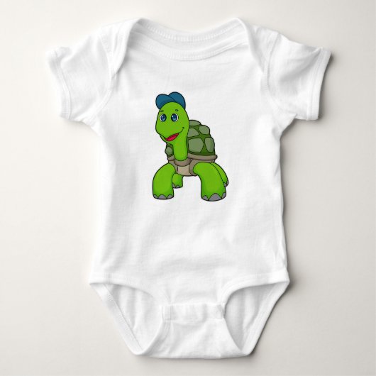 Turtle Cap Baby Strampler (Vorderseite)