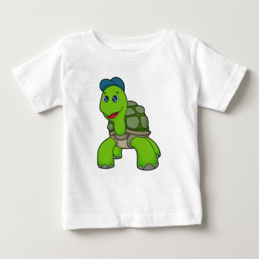 Turtle Cap Baby T-shirt (Vorderseite)