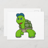 Turtle Cap Postkarte (Vorne/Hinten)