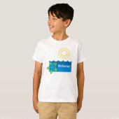 Turtle Chillaxing Design - Kids' Basic T - Shirt (Vorne ganz)