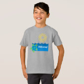 Turtle Chillaxing Design - Kids' Basic T - Shirt (Vorne ganz)