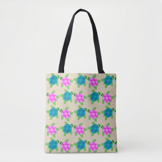 Turtle Chillaxing Design - Maßgeschneiderte Multip Tasche (Vorderseite)