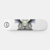 Turtle Chimera in Pastellfarben Skateboard (Horizontal)