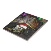 Turtle Christmas Fliese (Seite)