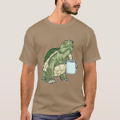 Turtle Coffee Cup T-Shirt (Vorderseite)