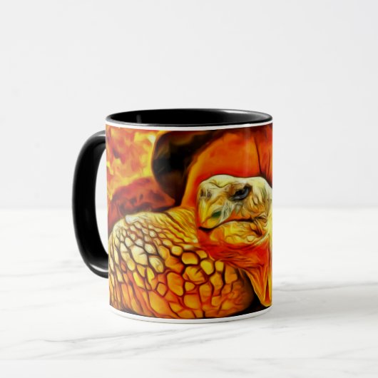Turtle Coffee Tasse (Vorderseite Links)
