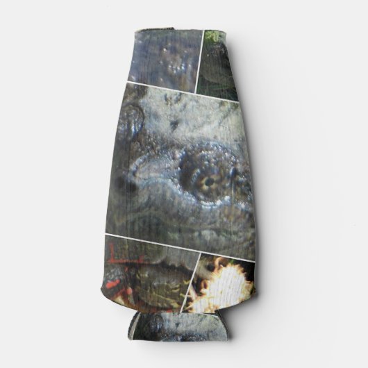 Turtle Collage Flaschenkühler (Vorderseite)