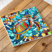 Turtle Colorful Mosaik Art Fliese