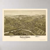 Turtle Creek, PA Panoramic Map - 1897 Poster (Vorne)
