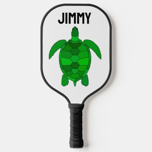 TURTLE CUSTOM PERSONALISIERT PICKLEBALL PADDLE (Vorderseite)