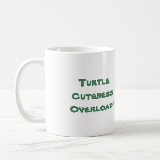 Turtle Cutness Overload Kaffeetasse (Links)