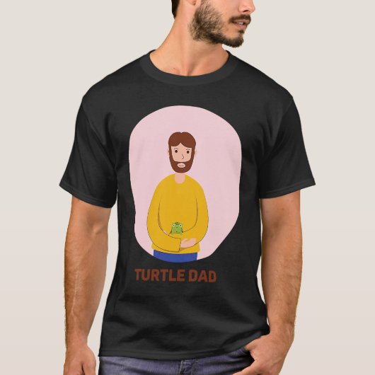 Turtle Dad Tortoise Reptile Chelonia Testudines Tu T-Shirt (Vorderseite)