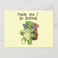 Turtle Daddy und I Go Golfing Tshirts und Geschenk