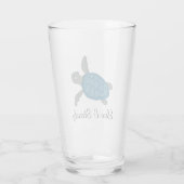 Turtle Design Glassware Glas (Rückseite)