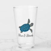 Turtle Design Glassware Glas (Vorderseite)
