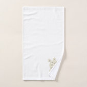 Turtle Design Monogrammed Badhandtuch Set (Handtuch)