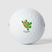 Turtle-Design personalisiert Golfball (Vorderseite)