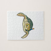 Turtle Diver Snorkel Puzzle (Horizontal)