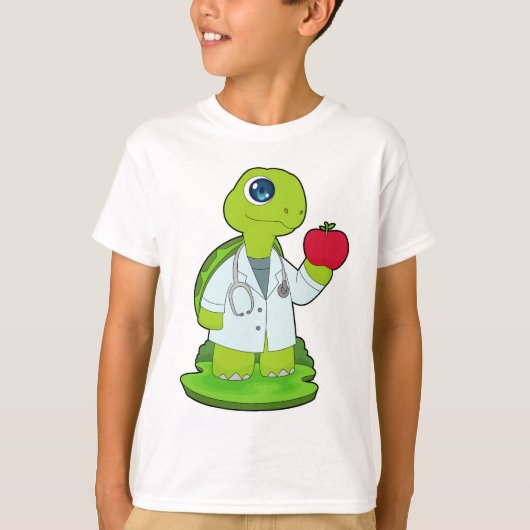 Turtle Doctor Stethoscope T-Shirt (Vorderseite)