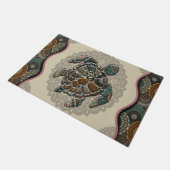 Turtle Doormat, Welcome Doormat, Funny Turtle Mat Fußmatte (Schrägansicht)