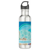 Turtle Dot Calm Hydrate Edelstahlflasche (Vorderseite)