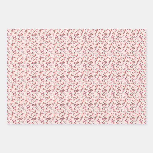 Turtle Dove Gift Wrap, Flachblatt Set 3 Geschenkpapier Set (Vorderseite 2)