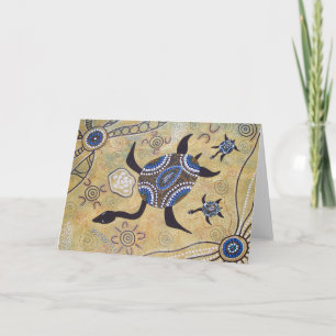Turtle Dream Card mit Dreamtime Story Karte