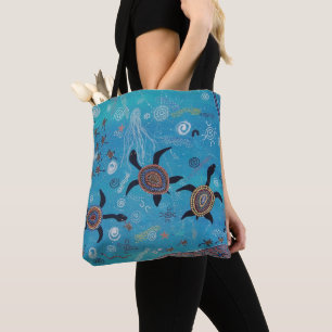 Turtle Dream Tote Tasche