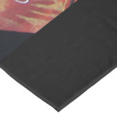 Turtle Dreaming Aborigine-Kunst Tischdecke (Schrägansicht)