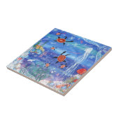 Turtle Dreaming Fliese (Seite)