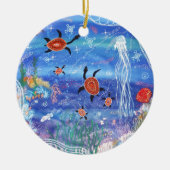 Turtle Dreaming Keramikornament (Vorne)