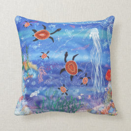Turtle Dreaming Kissen