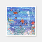 Turtle Dreaming Napkins Serviette (Vorderseite)