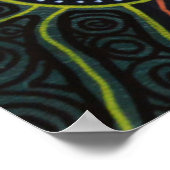 Turtle Dreaming Poster (Ecke)