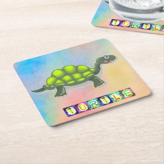 Turtle Drink Untersetzer (angewinkelt)